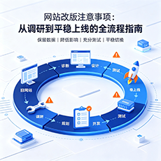 杭州建站-网站改版注意事项：从调研到平稳上线的全流程指南