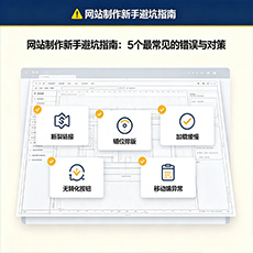 杭州建站-网站制作新手避坑指南：5个最常见的错误与对策
