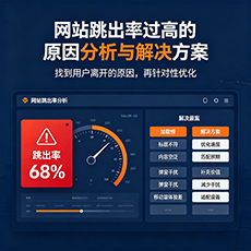 杭州建站-网站跳出率过高的原因分析与解决方案