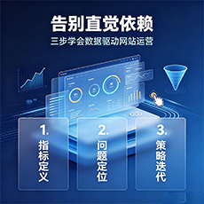富阳建站-告别直觉依赖：三步学会数据驱动网站运营
