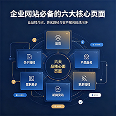 杭州建站-企业网站必备的六大核心页面